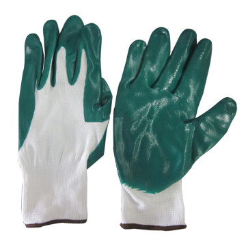 NMSAFETY Nylon Nitrile Rubber Gardening Gloves Labor Safety Working Gloves